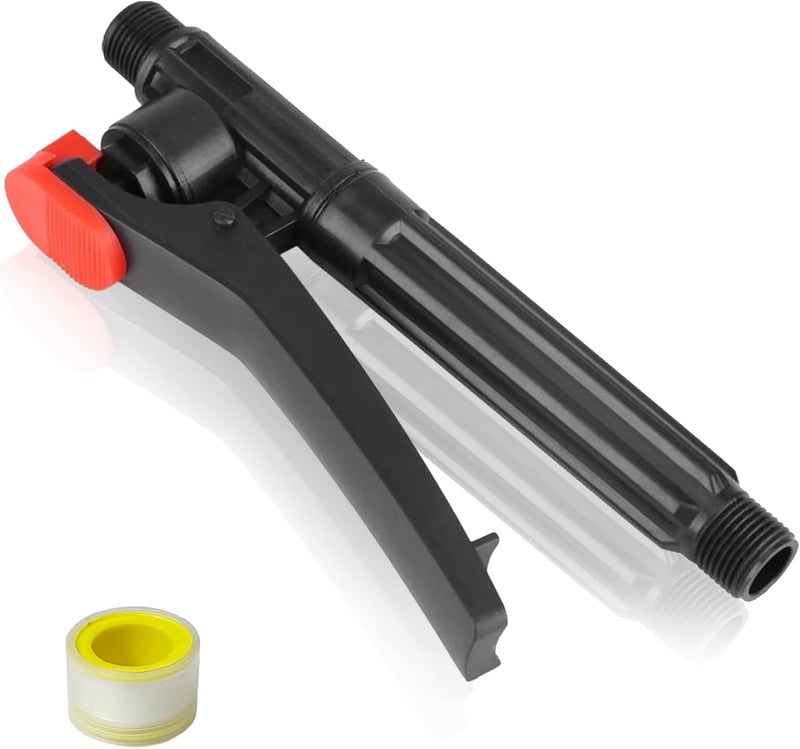 Honsen Pump Action Pressure Sprayer, Trigger Sprayer Handle Parts for Garden Agriculture orchard Forestry Home Manage, Pump Sprayer Wand Replacement, 18 * 1.5mm (a236) - Image 1